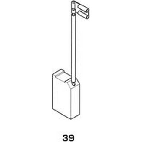 8PZ SPAZZOLE CARBONCINO ELETTROUTENSILI MODELLO 39 AEG 1751 mm6,5x12,5x20h