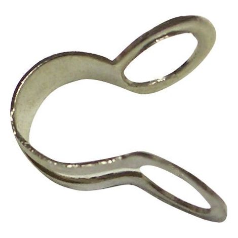 Gancio per catena a sfere in ottone cromato 3,2 mm. (Scatola 100 unità)