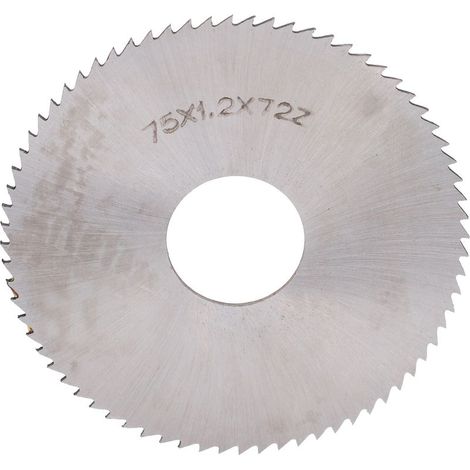 Disque lame scie circulaire coupe acier rapide outil quincaillerie 75x1.2 72 dents (1/5)