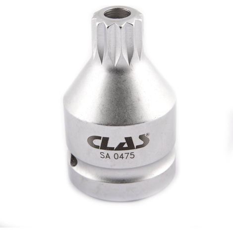 Douille embout XZN M18 3/4" Cr-Mo (Spécial poids lourd) - SA 0475 - CLAS Equipements