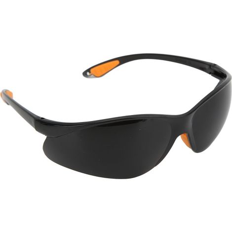 Lunettes de sécurité noires pour soudeur, résistantes aux chocs, anti-UV et anti-éblouissement (1/5)