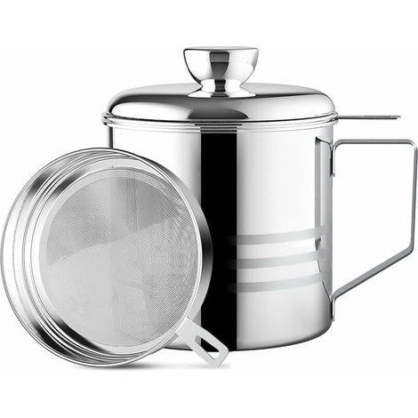 FOREHILL Pot de filtre à huile inox filtre 1.2L304 + bourrelet supérieur inox (1/5)