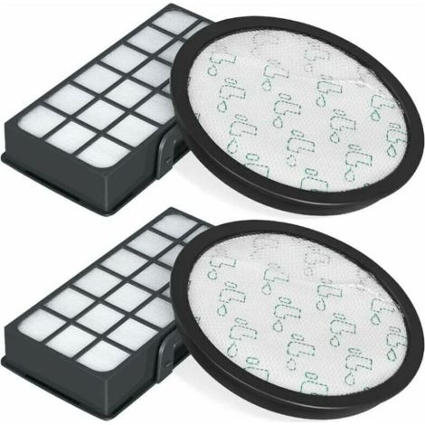 Due kit di filtri HEPA di ricambio per aspirapolvere ciclonici Rowenta Silence Force 4AAAA (modelli RO76xx, RO7647EA, RO7663EA, RO7676EA, RO7681EA, RO7691EA, RO7690EA), codice articolo ZR903701.