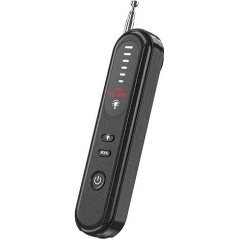Détecteur d'insectes de surveillance, localisateur de caméra cachée et GPS, détecteur RF anti-espion pour signal d'enregistrement et appareils d'écoute sans fil pour maison et bureau. (1/5)