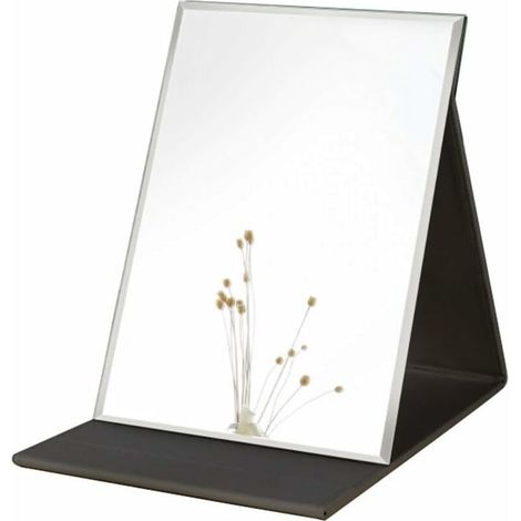 Miroir Grand Miroir de Maquillage Portable Super HD Miroir Multi Stand Angle Main Libre / Portable / Table Miroir Pliable 10X7 Pouces