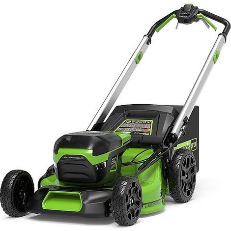 Greenworks – Tondeuse à batterie 60V – Largeur de coupe 51cm – Outil seul sans batterie ni chargeur – Moteur puissant pour coupe précise (1/5)