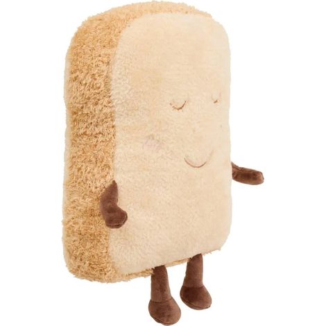 Coussin Déco Enfant Toast "Fraci" 30x35cm Beige