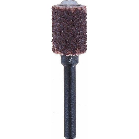 DREMEL 2 Cilindri abrasivi diametro 6,4 mm grana 60 con mandrino e gambo (430) DREMEL