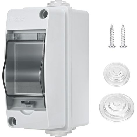 IP65 Outdoor Waterproof Electrical Enclosure, Waterproof Electrical Box, Junction Box, Plastic Surface Control Cabinet, 2 Modules