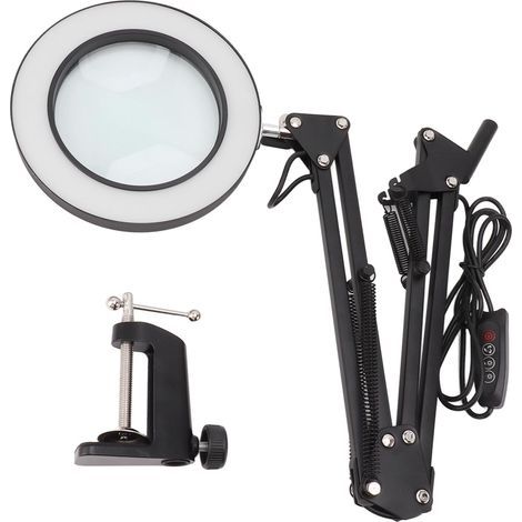 Multifunctional foldable LED desk lamp, high brightness, eye protection, for reading and makeup application (1/5)