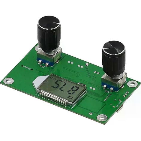 DSP-PLL-Digital-Stereo-FM-Radio-Empfängermodul 87–108 MHz mit serieller Steuerung, Frequenzbereich 50 Hz–18 kHz, Controller-JXLGV (1/4)