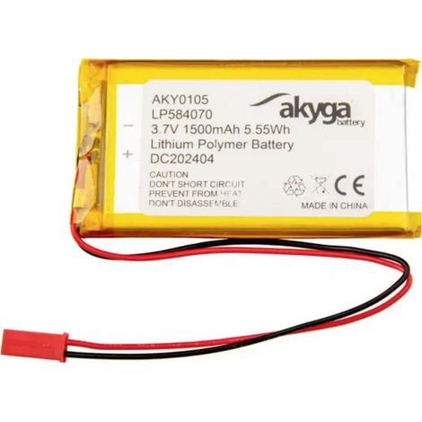 Akyga LP584070 Akkupack x Spezial-Akku  LiPo 3.7 V 1500 mAh