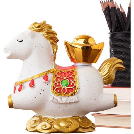 Figurine Année du Cheval Mascotte pour la maison (1/5)