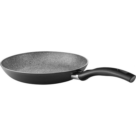 BALLARINI Padella con rivestimento antiaderente, Adatta per Induzione, con Controllo della Temperatura, 20 cm, Alluminio, Bologna Granitium (1/4)