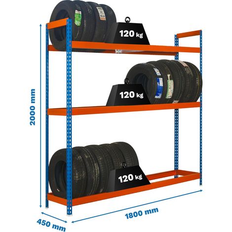 Simonrack BIG Metal Shark No 6 Metallregal 3 Etagen