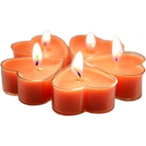 Set mit 9 herzförmigen Duftkerzen, rauchfrei – Dekoration für Hochzeiten, Partys, Votivkerzen, Duftlampen und Weihnachten (1/3)