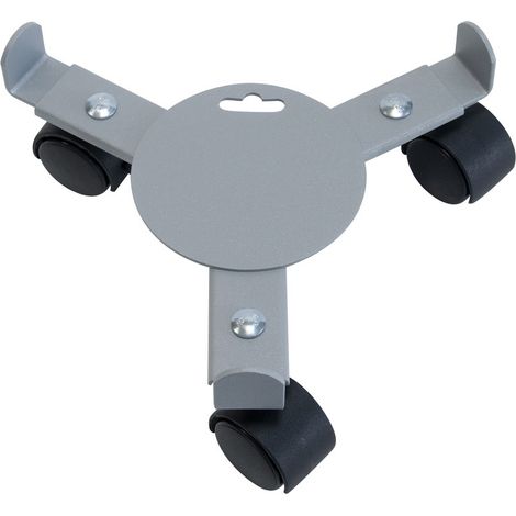 Roule plante extensible gris alu 27-37 cm