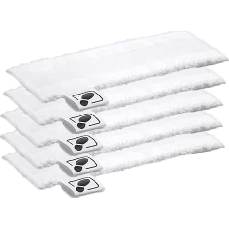 Lot de 5 Tampons en Tissu Microfibre pour Nettoyeur Vapeur EasyFix SC2 SC3 SC4 SC5 (1/4)