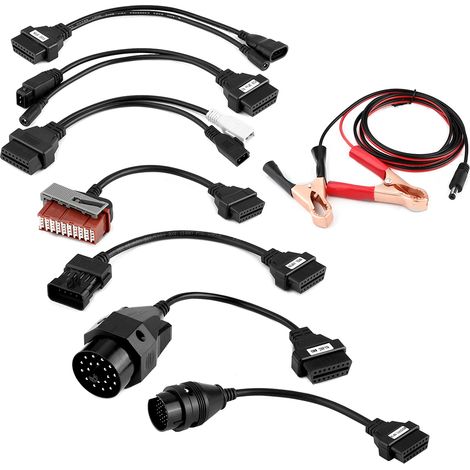 connecteurs OBD2 OBDII pour outils de diagnostic auto TCS CDP DS150E, câbles de liaison, kit de remplacement (1/5)