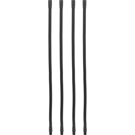 4 Pièces Flexible de Lampe à Col de Cygne en Aluminium, Calibre 10mm, Tuyau de Lampe de Bureau, Accessoires d'Éclairage de Table, 40cm (1/5)