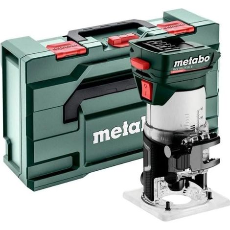 Metabo 601742830 FMV 18 LTX BL 8 18V Cordless Brushless 1/4" Trim Router Body Only In MetaBOX