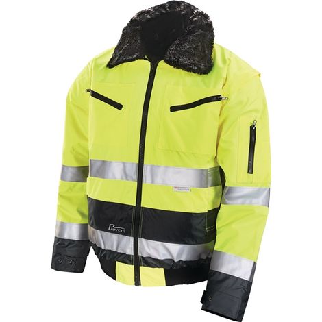 ASATEX Veste aviateur de protection PREVENT jaune / gris Taille XXXL - 174ZG/XXXL (1/4)