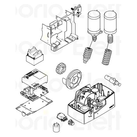 came pièce détachée groupe moteur bxv10 v.1 88001-0290 (1/3)