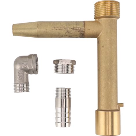 Raccord rapide laiton G1 pour irrigation jardin, insert eau en laiton et acier inoxydable, étanche et durable, installation facile (1/5)