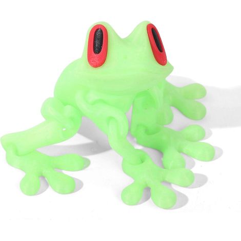 Magnetische, bewegliche Frosch-Schreibtischdekoration – Niedliche, bewegliche Frosch-Dekoration für Kinder und Erwachsene