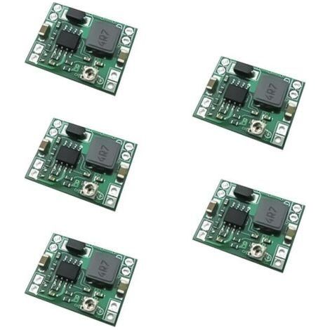 Module abaisseur DC-DC réglable MP1584EN (5 unités), convertisseur abaisseur 24 V vers 12 V, 9 V, 5 V, 3 V et 4,5 V-28 V vers 0,8 V-20 V, convertisseur de tension 3 A pour Arduino, LED, projets DIY et