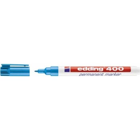 edding Permanentmarker 400 4-400010 1mm nachfüllbar Rundspitze hl.bl