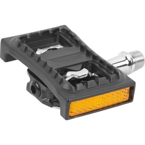 2 coppie di adattatori SPD per pedali a piattaforma MTB. Permettono di convertire i pedali SPD in pedali piatti (pedali da bicicletta), compatibili con i pedali Shimano M520, M540, M8000 e M9000. (1/5)