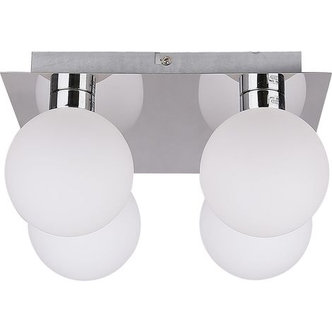 Plafoniera Candellux ODEN 4xG9 cromata bianca metallo 25cm (1/2)