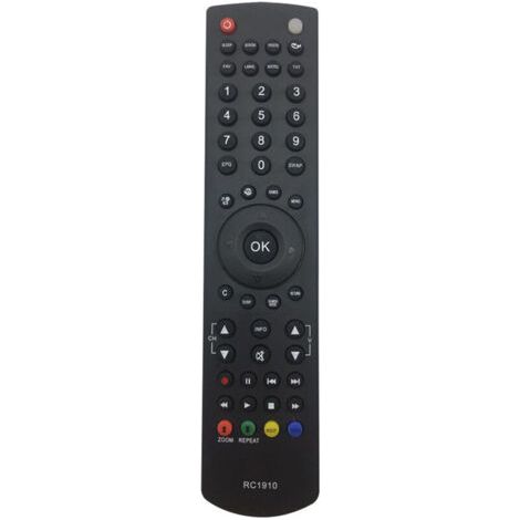 Replacement remote control for Techwood/Grandin RC1910 - Compatible with Techwood/Grandin/Thomson/Toshiba LED TVs - Easy to use - Owners of these brands (1/4)