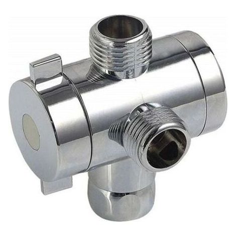 Robinet de douche multifonction 3 voies 4 points base de distributeur d'eau à ouverture rapide 1/2 quart complet (1/4)