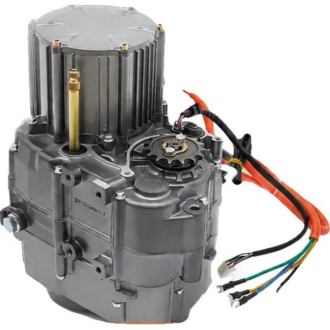 Kit motore brushless DC, potenza 1000W, tensione 60V, velocità 350-1080 RPM, materiale in lega di alluminio, assemblaggio richiesto. (1/5)