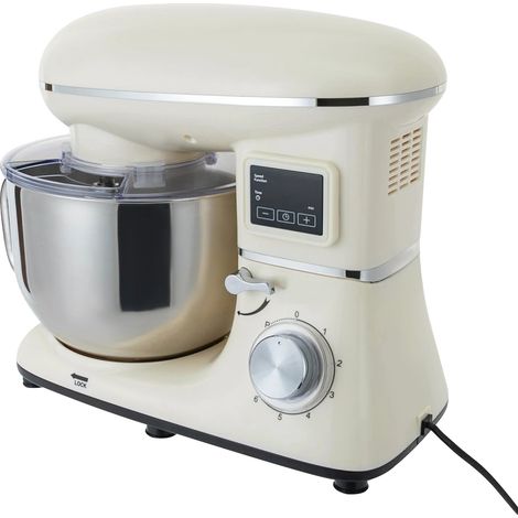 Küchenmixer, 1500W Leistung, 6 Geschwindigkeitsstufen, Weiß (1/2)