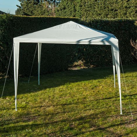 [JAMAIS UTILISÉ] Werka Pro – Tente de réception barnum 3m x 3m – Armature tubulaire avec attaches au sol – Toile en polyéthylène – Hauteur 2,5m (1/5)