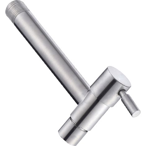 Robinet de machine à laver en acier inoxydable avec étanchéité optimale, antidéflagrant et rallonge. (1/5)