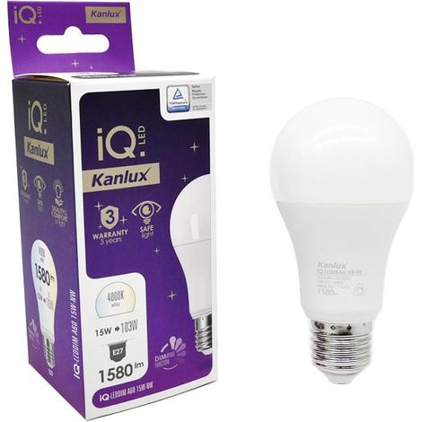 LAMPADINA LED IQ-LEDDIM A60 15W-NW - KANLUX                                                              - Luce NATURALE (1/3)