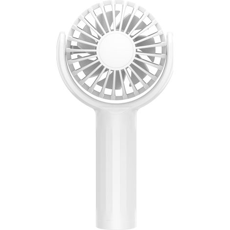 Mini ventilatore portatile, piccolo ventilatore tascabile a 5 velocità con base, ventilatore USB ricaricabile, ventilatore portatile per viaggi, ufficio, casa, esterno