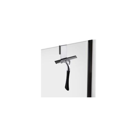Confezione da 2 ganci da parete in acciaio inox per porte doccia, non richiedono foratura, adatti per vetri da 6 a 11 mm di spessore - Crezuo