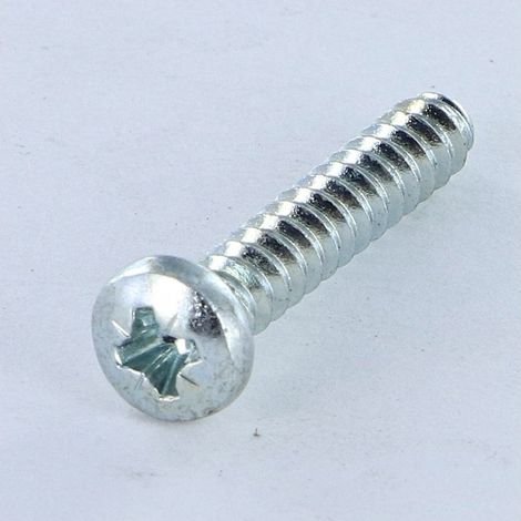 Vis pvc Tête cylindrique TC Pozi 4.2X1" Filet 60 Degrès Acier zingué-1 pièce