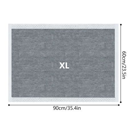 Tapis d'Entraînement Jetable pour Chien, 60x90cm, Ultra Absorbant, Anti-Fuite et Séchage Rapide avec Charbon et Bambou, 15 pcs (1/5)