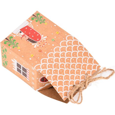 Sacs cadeaux de Noël, bonbons et biscuits de Noël exquis, coffret cadeau, décoration de Noël (1/5)