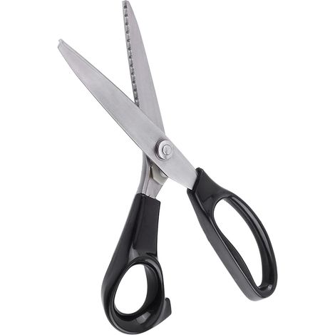 Ciseaux cranteurs tissu 5mm acier inoxydable coupe ondulée bords arrondis couture créative loisir (1/5)