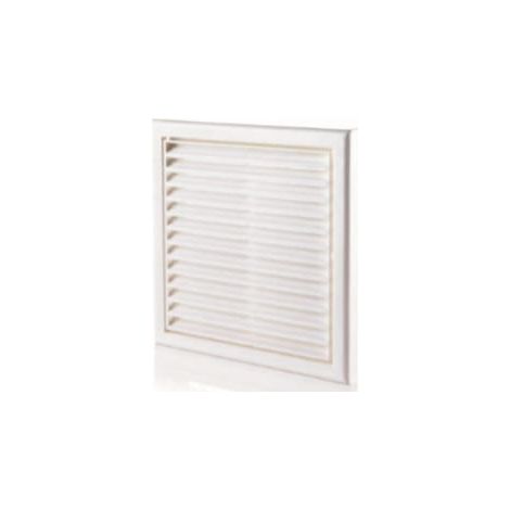 Griglia di ventilazione regolabile Vents MW100AR 154x154 mm con rete, bianca (1/3)