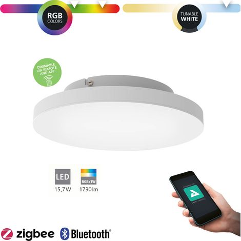 Plafonnier LED Turcona-z sans cadre, blanc H: 6 Ø: 30cm DIMMABLE 2700-6500K avec fonction Connect-Z (1/5)