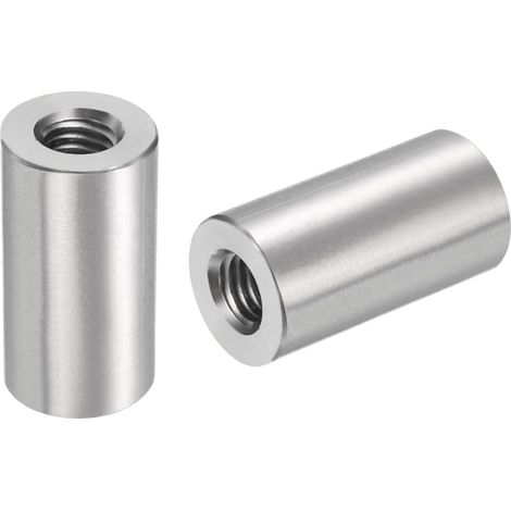5pcs M8 Rond Connecteur Écrous 30mm/1.18" Longueur pour Support (1/4)