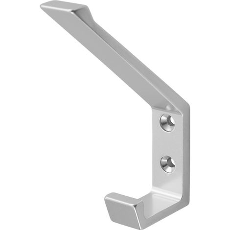 Hut- und Mantelhaken Aluminium gerades Modell - Pro Stück